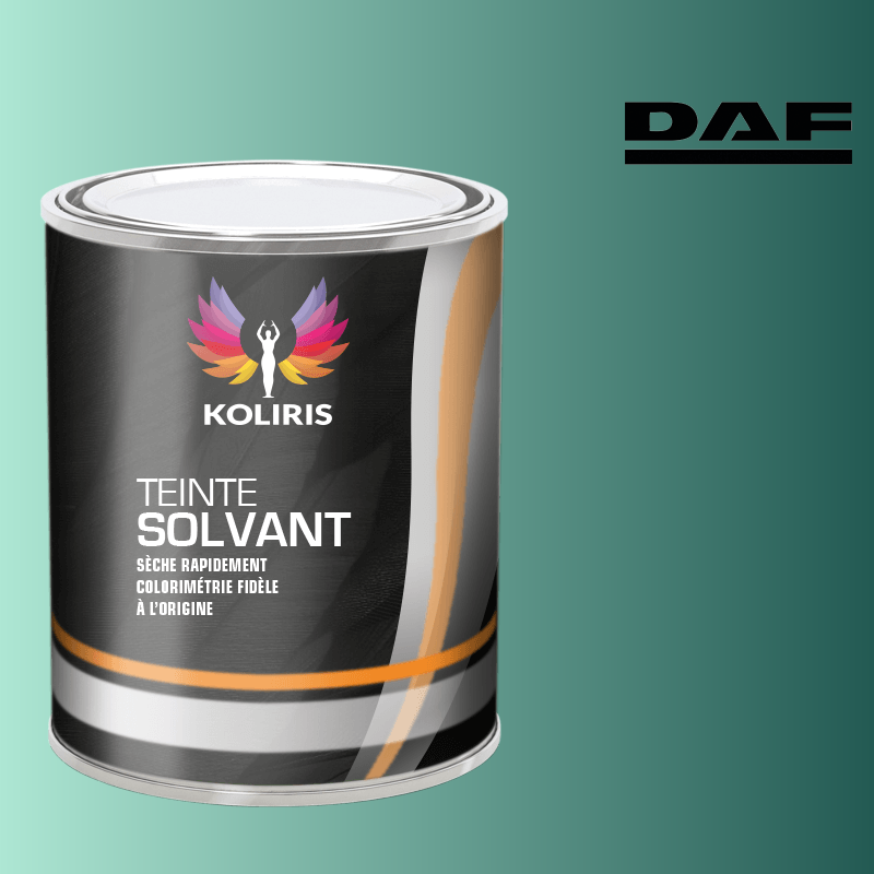 Peinture utilitaire - camion solvant Daf